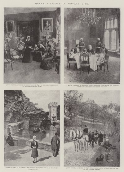 Queen Victoria in Private Life by Amedee Forestier